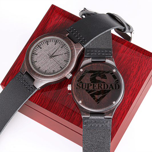 Engraved Wooden Watch Just for Him